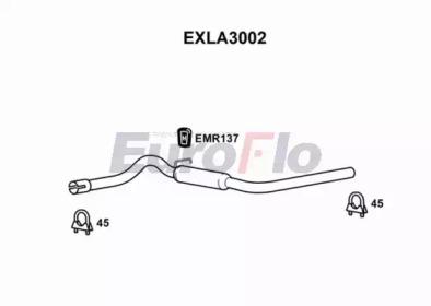 Euroflo EXLA3002 Muffler assy front Euroflo EXLA3002 Muffler assy front