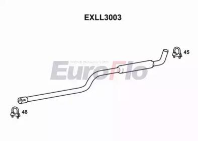 Euroflo EXLL3003 Muffler assy front