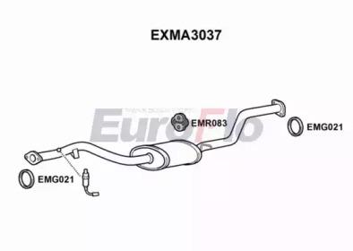 Euroflo EXMA3037 Muffler assy front Euroflo EXMA3037 Muffler assy front