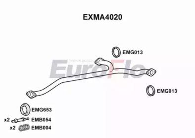 Euroflo EXMA4020 Выпускная труба отработанных газов