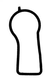 Victor Reinz 71-40694-00 Gasket graphite Victor Reinz 71-40694-00 Gasket graphite