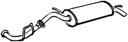 Walker 15991 Глушник вихлопних газів кінцевий Walker 15991 Глушник вихлопних газів кінцевий