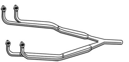 Walker 16259 Випускна труба відпрацьованих газів