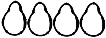 Victor Reinz 11-37141-01 Gasket graphite Victor Reinz 11-37141-01 Gasket graphite