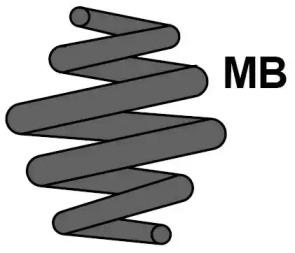 Maxtrac MC4932 Пружина подвески передняя Maxtrac MC4932 Пружина подвески передняя