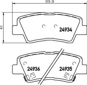 Pagid T1848 Brake pads Pagid T1848 Brake pads