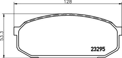 Pagid T3084 Brake pads Pagid T3084 Brake pads