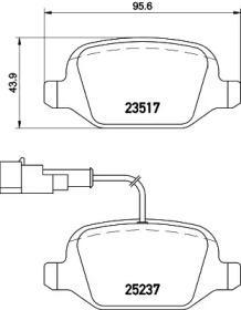 Pagid T3136 Brake pads Pagid T3136 Brake pads