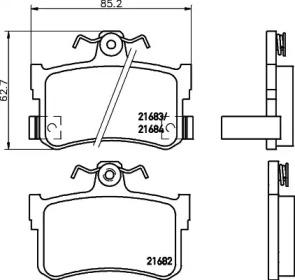 Pagid T5139 Brake pads