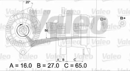 Valeo 436259 Alternator assy