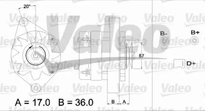 Valeo 436320 Alternator assy Valeo 436320 Alternator assy