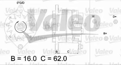 Valeo 436416 Alternator assy Valeo 436416 Alternator assy