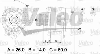 Valeo 436449 Alternator assy Valeo 436449 Alternator assy