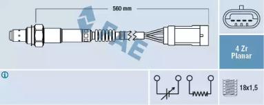 FAE 77153 Лямбда-зонд FAE 77153 Лямбда-зонд