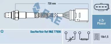 FAE 77204 Oxygen sensor FAE 77204 Oxygen sensor