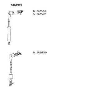 Bremi 3A00/121 Дроти високовольтні системи запалювання Bremi 3A00/121 Дроти високовольтні системи запалювання