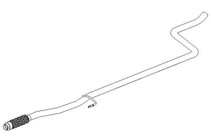 Klarius 160334 Випускна труба відпрацьованих газів Klarius 160334 Випускна труба відпрацьованих газів