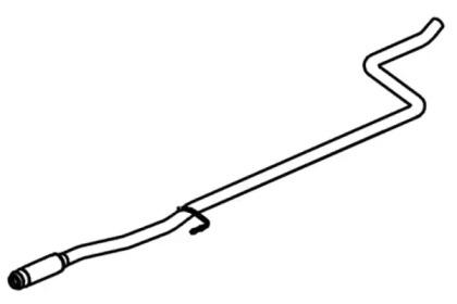 Klarius 160335 Випускна труба відпрацьованих газів Klarius 160335 Випускна труба відпрацьованих газів