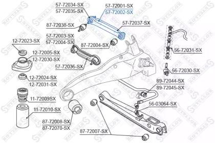 Stellox 57-72002-SX Arm assy suspension