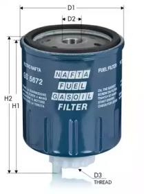 Tecneco GS5672 Fuel filter Tecneco GS5672 Fuel filter