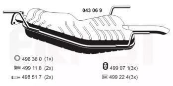 Ernst 043069 Schalldaempfer