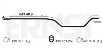 Ernst 043489 Exhaust pipe