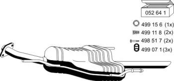 Ernst 052061 Schalldaempfer Ernst 052061 Schalldaempfer