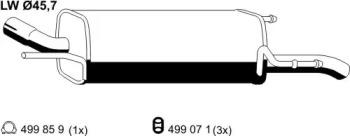 Ernst 052276 Schalldaempfer Ernst 052276 Schalldaempfer