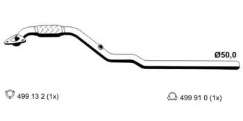 Ernst 053433 Exhaust pipe