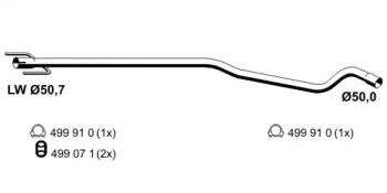 Ernst 053440 Exhaust pipe Ernst 053440 Exhaust pipe