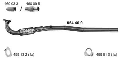 Ernst 054409 Exhaust pipe Ernst 054409 Exhaust pipe