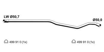 Ernst 054423 Exhaust pipe Ernst 054423 Exhaust pipe