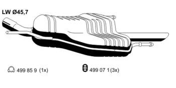 Ernst 055116 Schalldaempfer