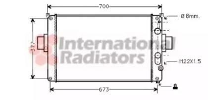 Van Wezel 28002022 Радіатор охолодження двигуна