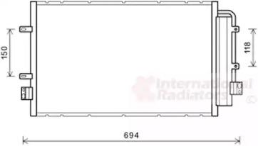 Van Wezel 28005127 Конденсер Van Wezel 28005127 Конденсер