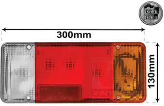 Van Wezel 2810926 Lamp assy rear