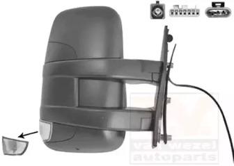 Van Wezel 2816808 Outer mirror assy Van Wezel 2816808 Outer mirror assy