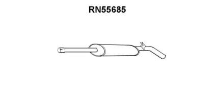 Veneporte RN55685 Muffler assy front