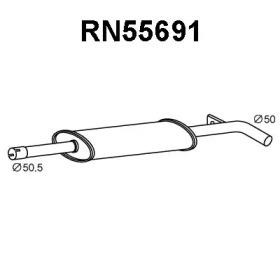 Veneporte RN55691 Muffler assy front Veneporte RN55691 Muffler assy front