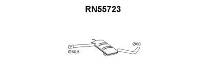 Veneporte RN55723 Muffler assy front Veneporte RN55723 Muffler assy front