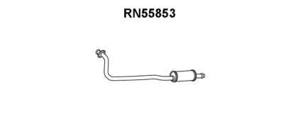 Veneporte RN55853 Muffler assy front Veneporte RN55853 Muffler assy front