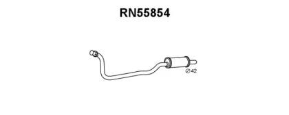 Veneporte RN55854 Muffler assy front