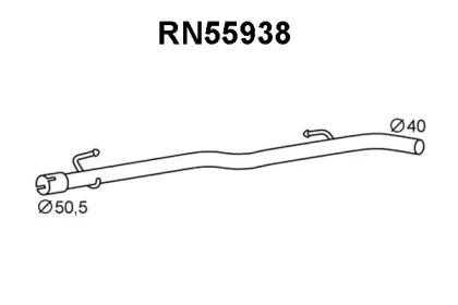 Veneporte RN55938 Середній глушник вихлопних газів Veneporte RN55938 Середній глушник вихлопних газів