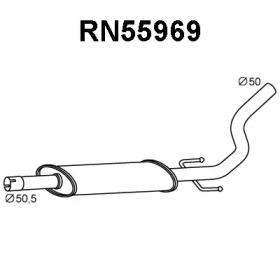 Veneporte RN55969 Muffler assy front Veneporte RN55969 Muffler assy front