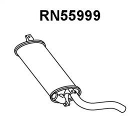Veneporte RN55999 Глушник вихлопних газів кінцевий Veneporte RN55999 Глушник вихлопних газів кінцевий
