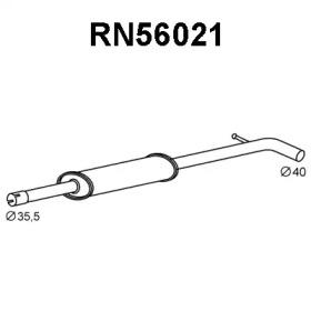 Veneporte RN56021 Muffler assy front