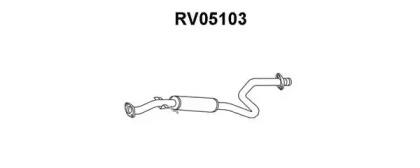 Veneporte RV05103 Muffler assy front