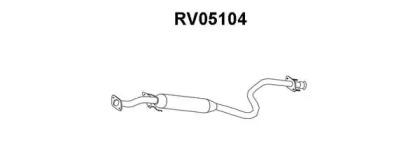 Veneporte RV05104 Muffler assy front Veneporte RV05104 Muffler assy front