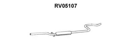 Veneporte RV05107 Muffler assy front Veneporte RV05107 Muffler assy front