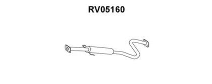 Veneporte RV05160 Muffler assy front